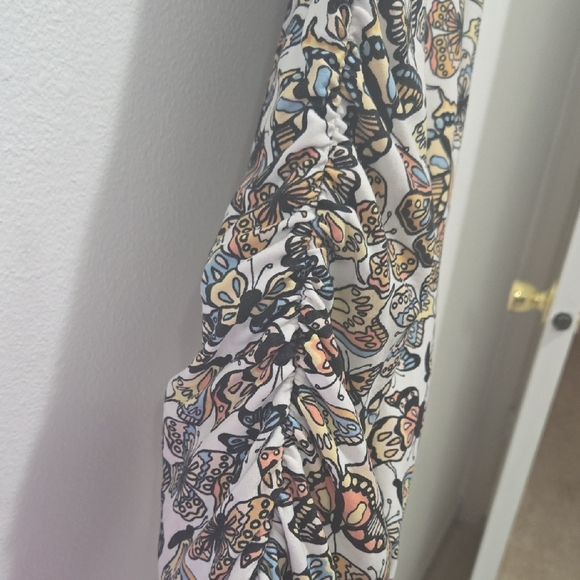 No Boundaries Multicolor Butterfly Mini Dress - Picture 2 of 3